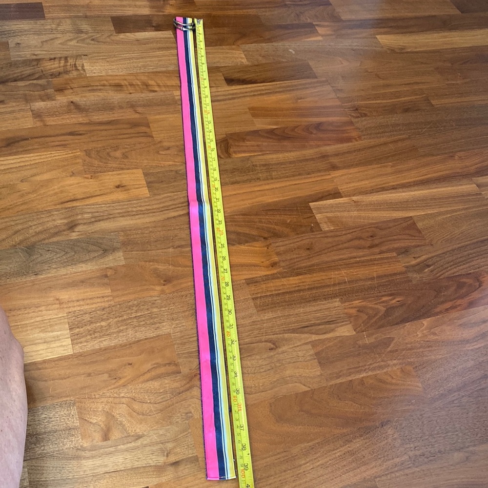 Jcrew pink blue white yellow belt Never worn